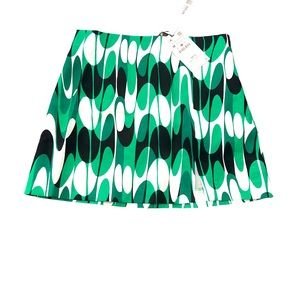 Zara HIGH WAIST SATIN EFFECT
SKIRT. A-LINE SILHOUETTE BLACK / GREEN